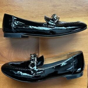 Donald Pliner Nolan Chain Link Patent Leather Flats